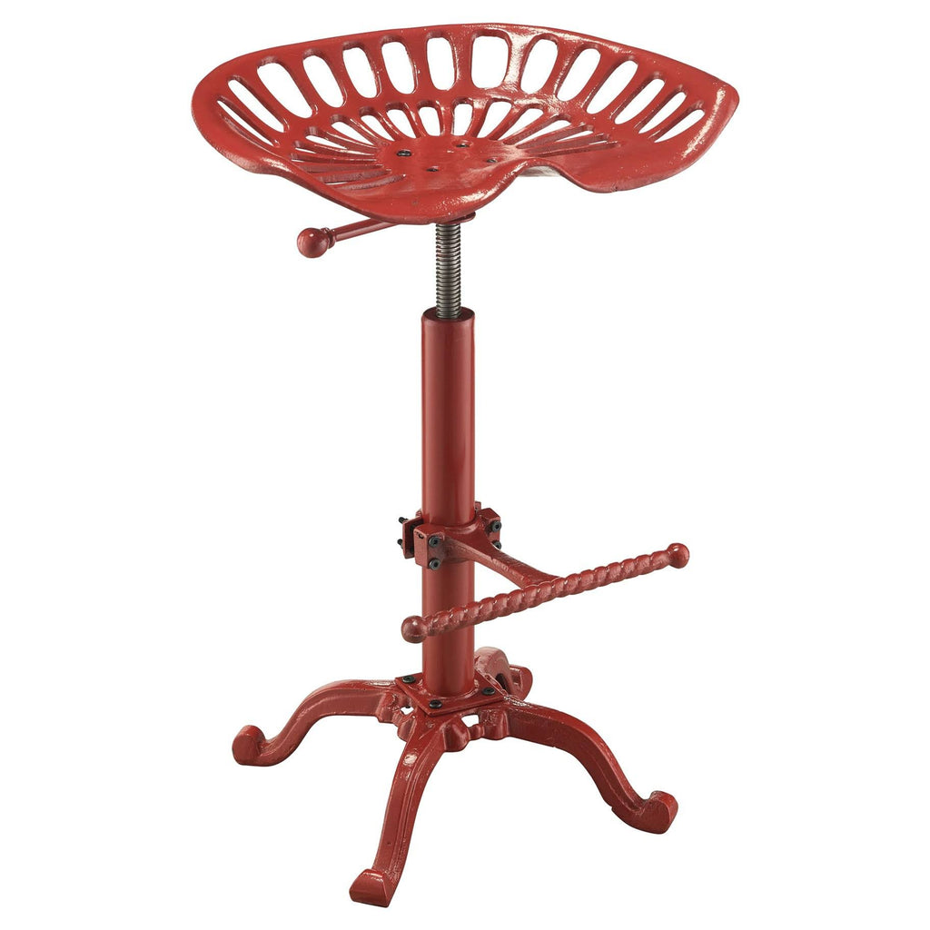 Red Hunter Metal Adjustable Counter Stool A413