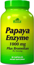 Papaya Enzyme Herbal Supplement 60 Capsules K44452