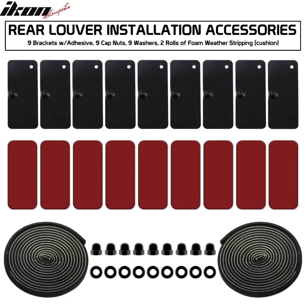 Rear Window Louver Wind Guard A276