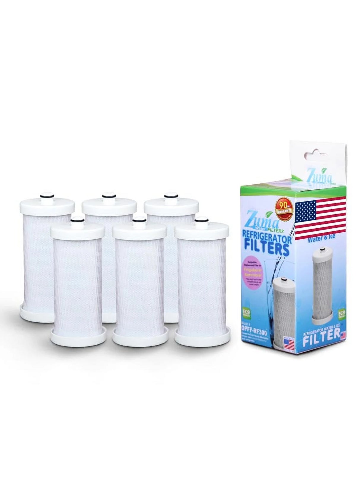 6 Pack Water and Ice Filter H2605
