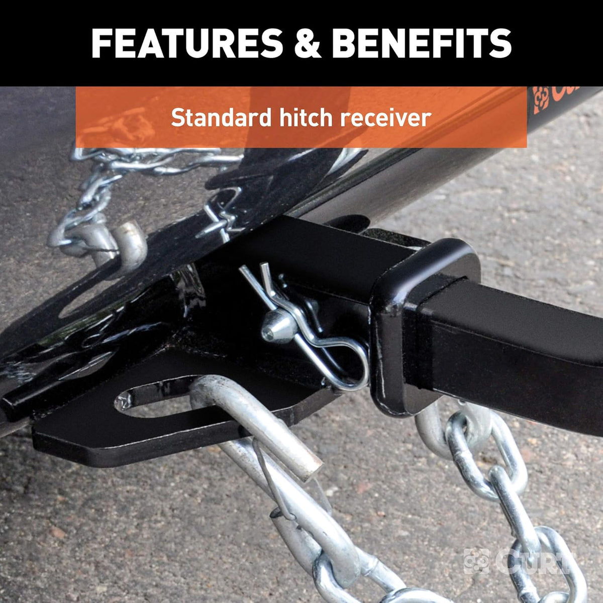 Class 2 Trailer Hitch with Ball Mount, 1-1/4-Inch Receiver X692