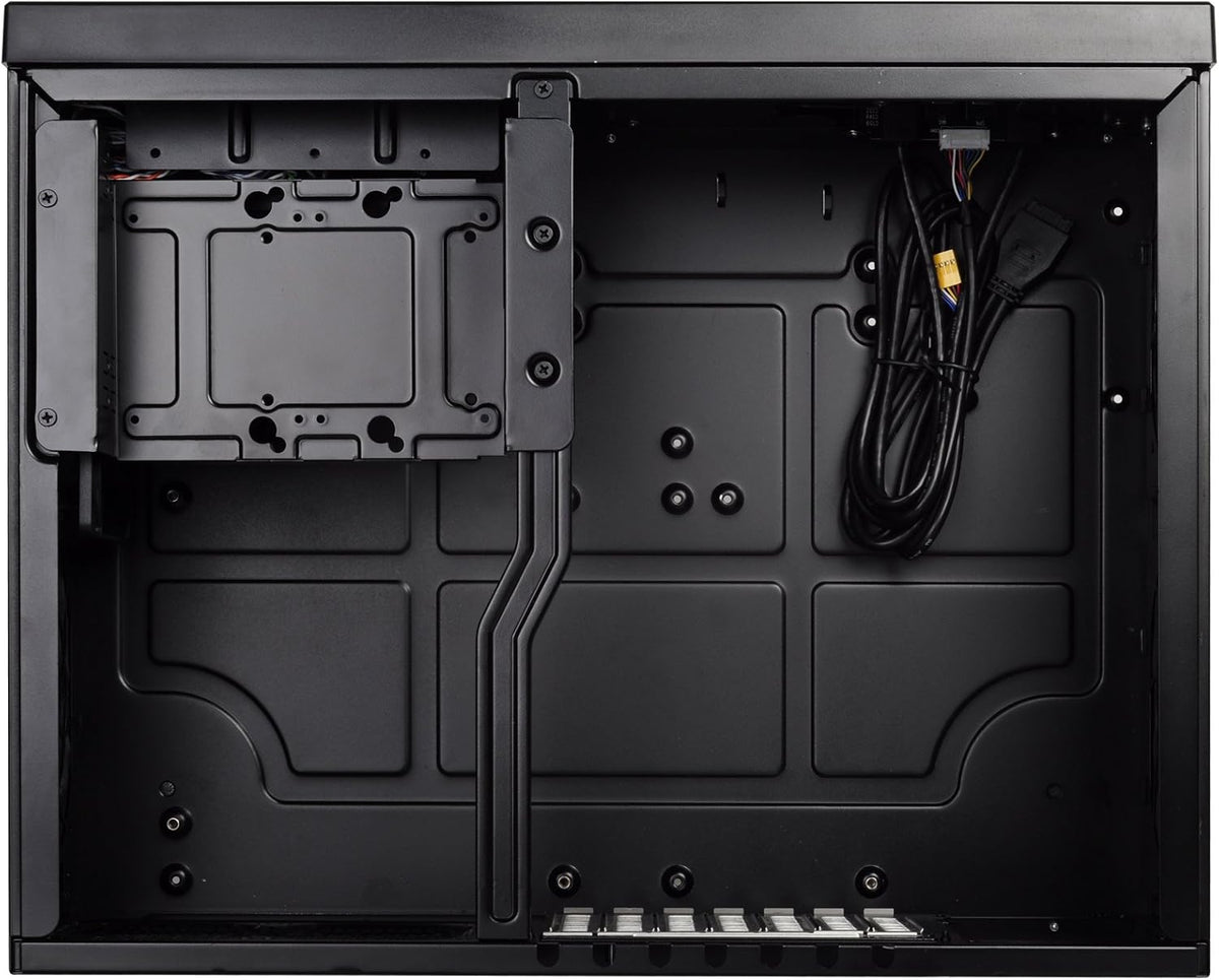 SilverStone Technology GD09B Home Theater Computer Case with Faux Aluminum Design for ATX/Micro-ATX Motherboards W2851