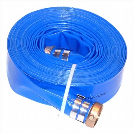 Blue PVC Discharge Hose with Camlocks D61443