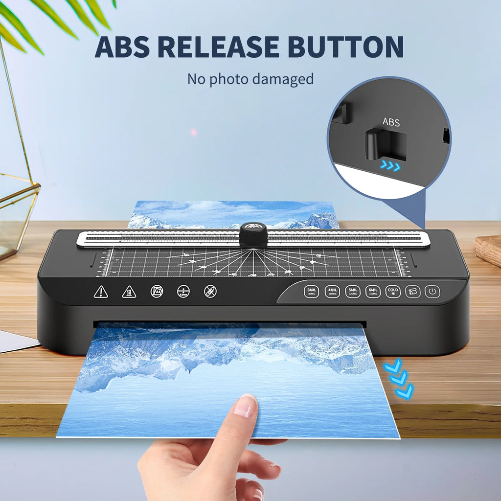 9-Inch Thermal Laminator with 45 Laminating Pouches N771