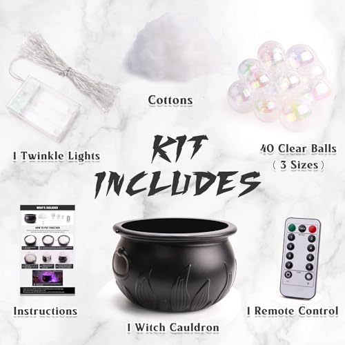 Halloween Decorations Indoor DIY Bubbling Cauldron Set Wooden Signs Gnomes Plush Bead Garland Tiered Tray Decor R895106