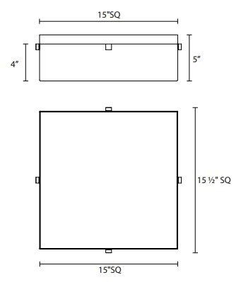 Satin Nickel LED Surface Mount G8901
