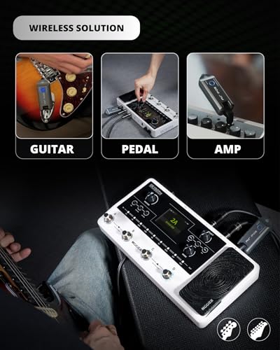 Wireless System Transmitter and Receiver for Electric Guitar Q902
