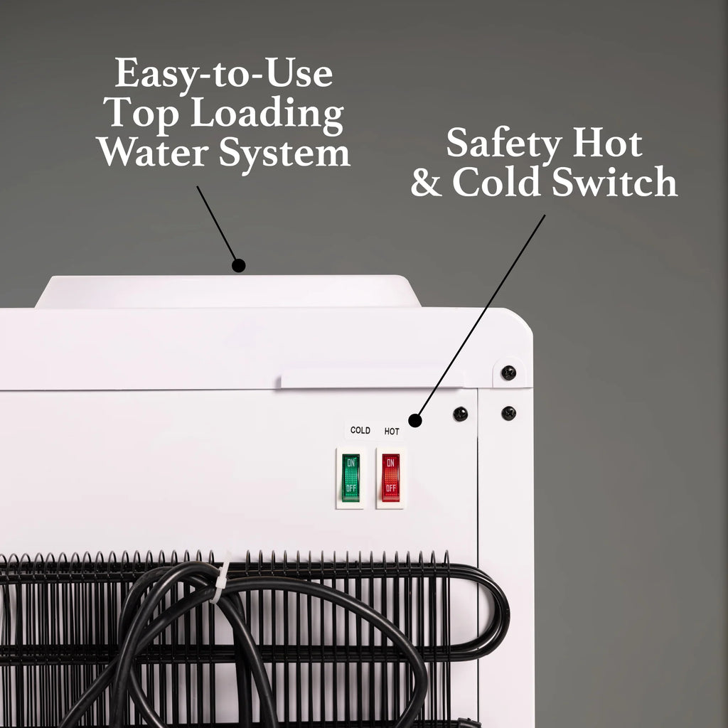 White Top Loading Hot & Cold Water Dispenser L664843