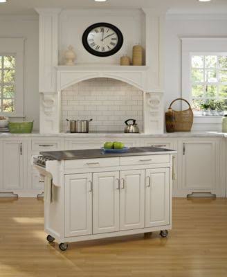 White Stainless Top Cart K168985