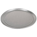 Aluminum Round Flat Embossed Tray Silver | 50/Case X4601