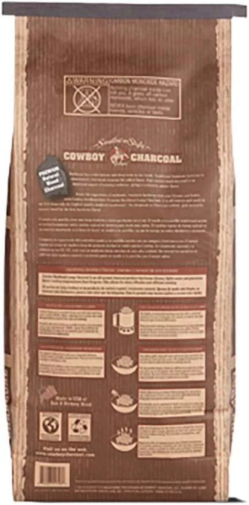 Hardwood Lump Charcoal, 18 lb F546546