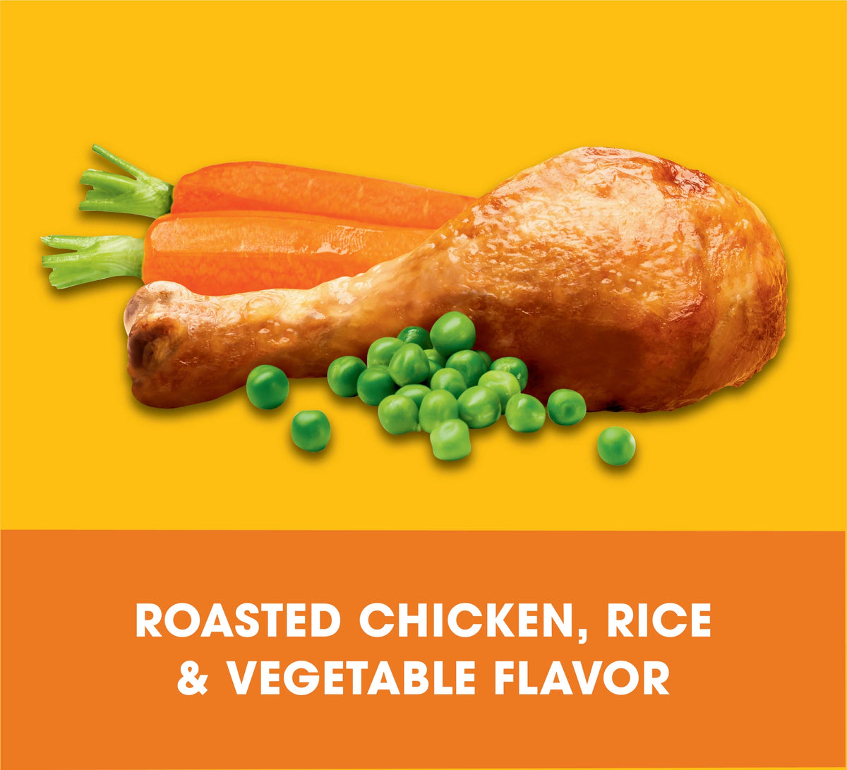 44 lb Adult Dry Dog Food Roasted Chicken Rice Vegetable Flavor Kibble G7837