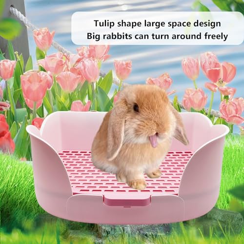 Rabbit Litter Box Corner Litter Bedding Box I321