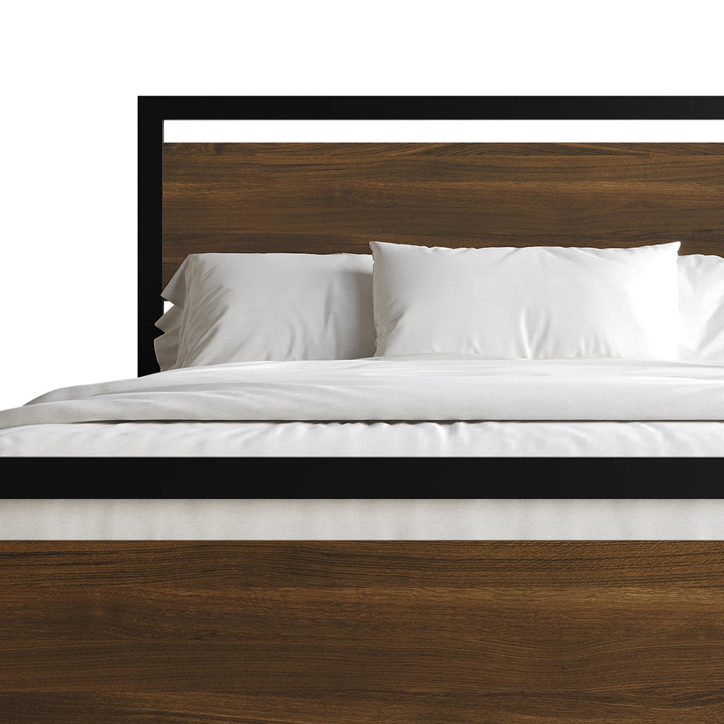 Twin Metal Platform Bed Light Grey I539