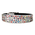 White Leather Dog Collar Size 16 R350