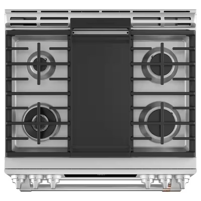30 in. 7.0 cu. ft. Double Oven Dual-Fuel Range with Convection and Self-Clean Stainless Steel F98448