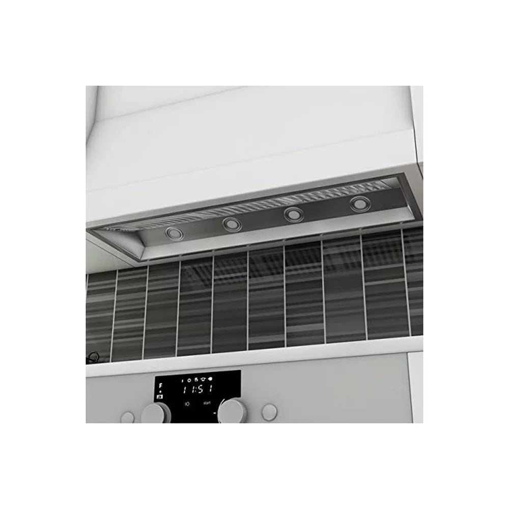 46 Inch Stainless Steel Range Hood Insert with LED Lighting F2409
