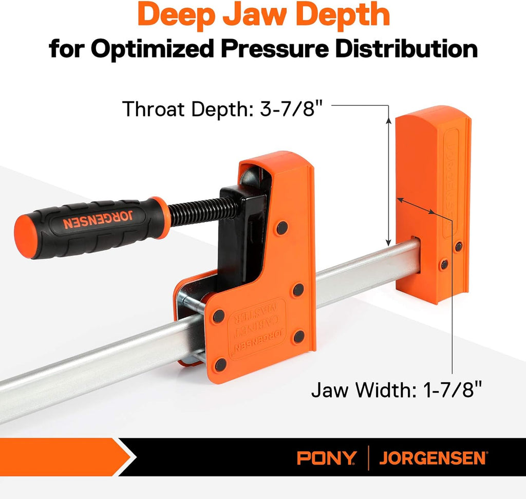 36-inch 90° Parallel Jaw Bar Clamp Set, 2-pack H84292