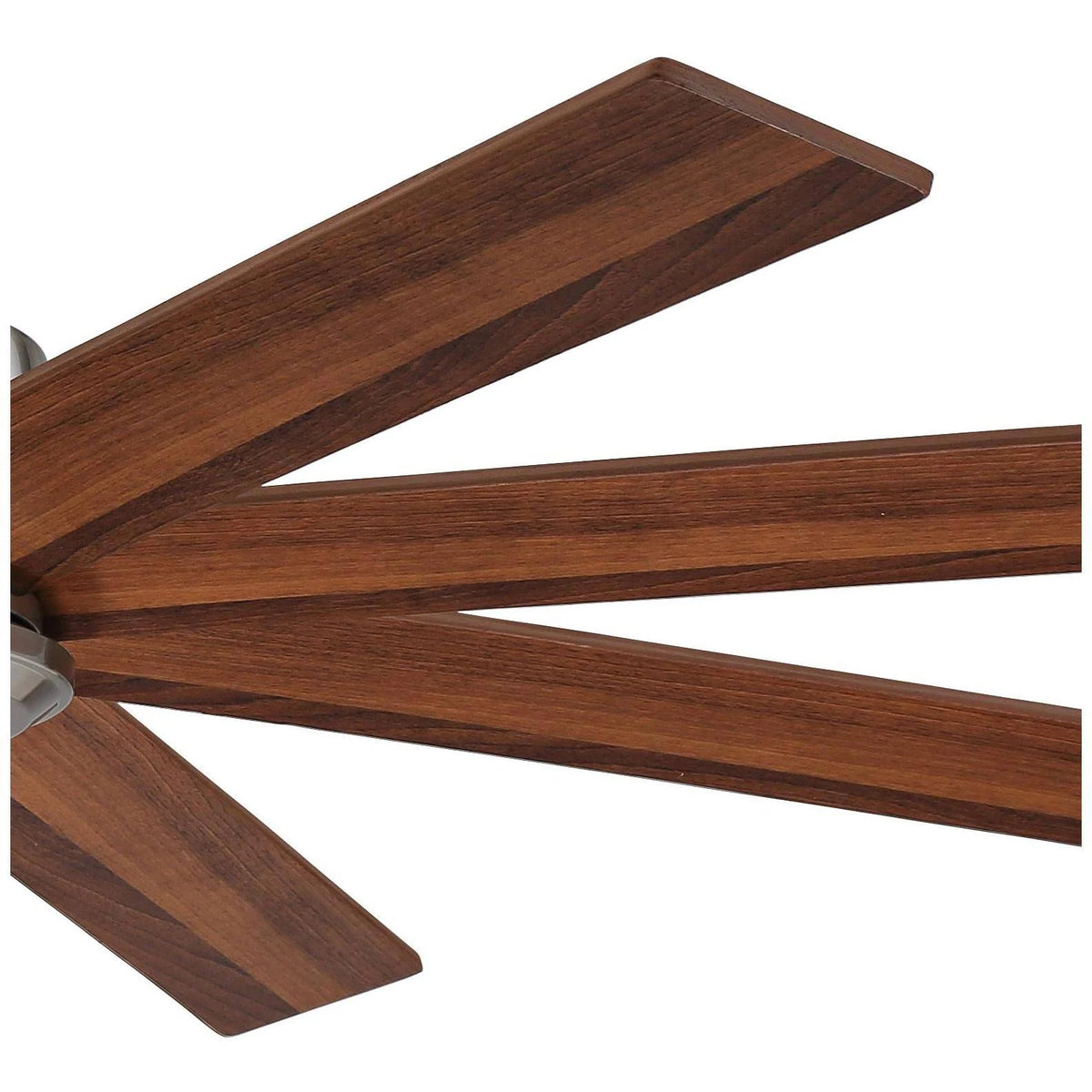 Brushed Nickel Walnut Blades Ceiling Fan with Remote X956