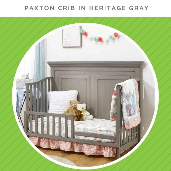Gray Toddler Bed Safety Guard Rail Conversion Kit O131955