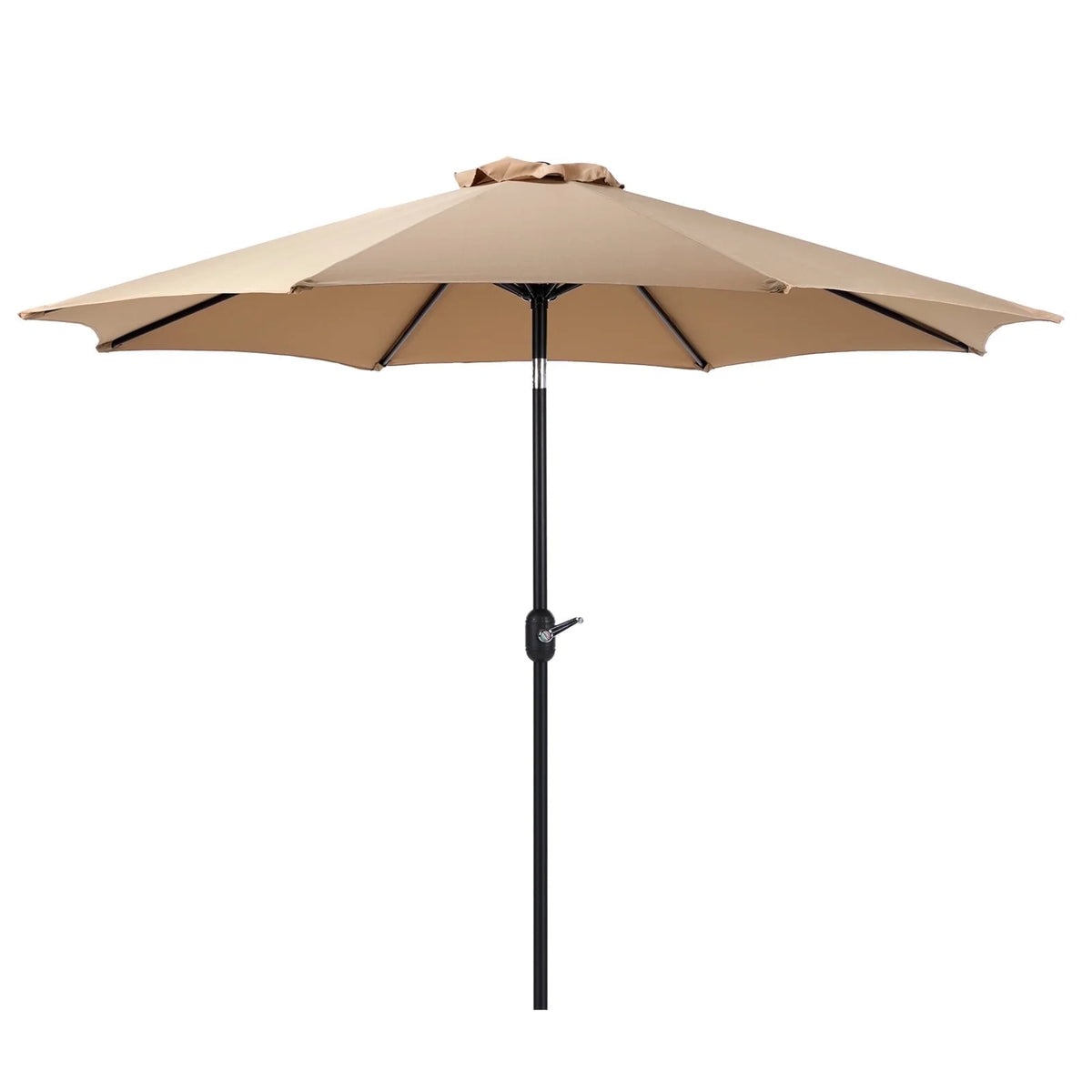 9FT Outdoor Patio Umbrella with Push Button Tilt and Crank Handle O80545