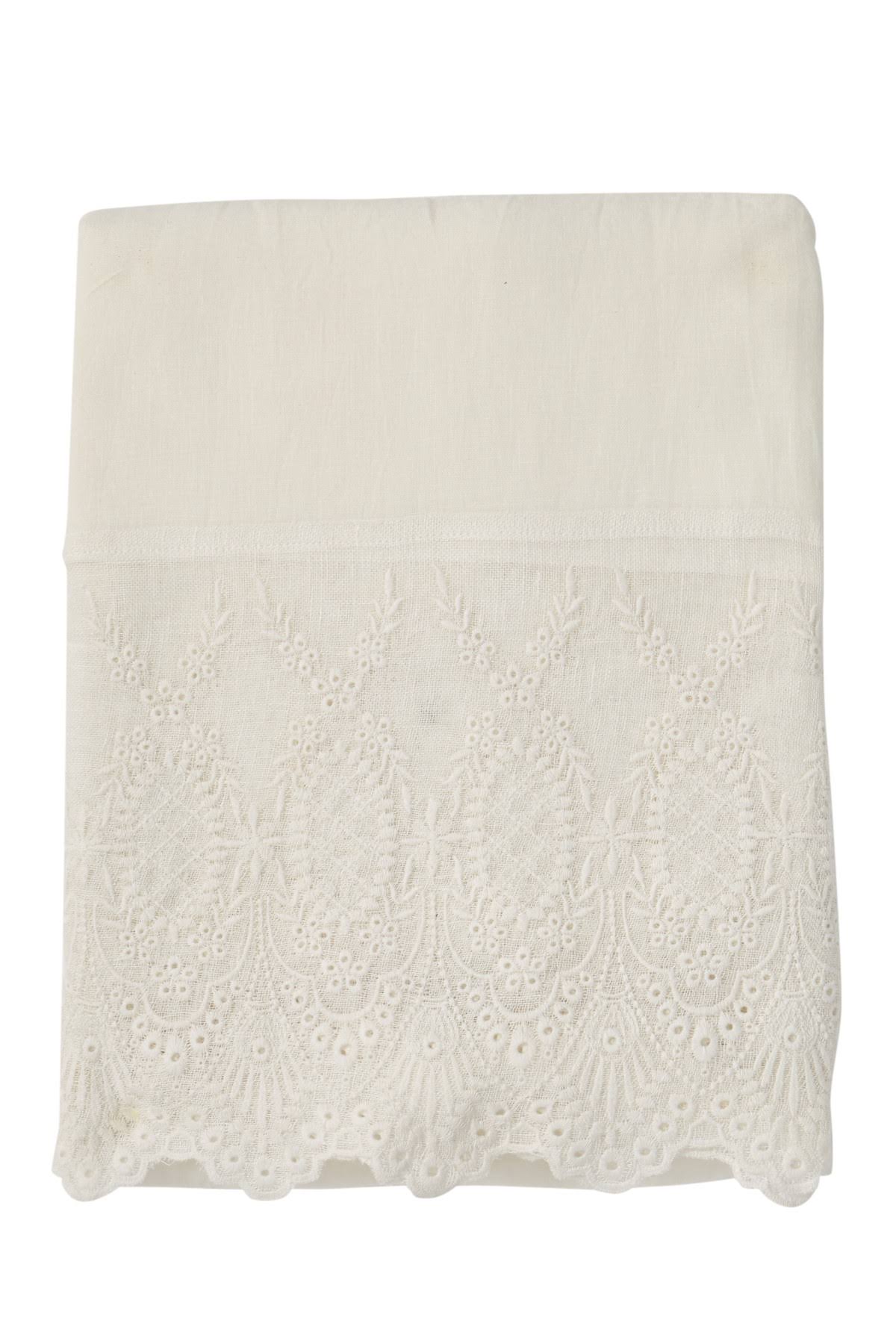 Cream Queen Flat Sheet V3472