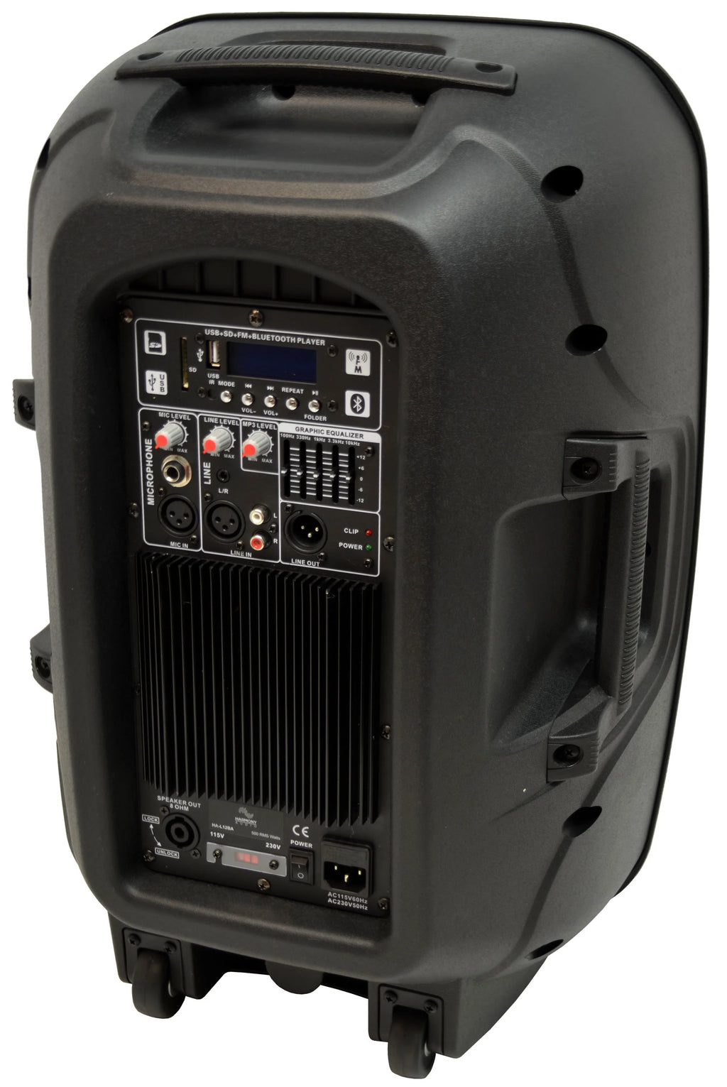 Pro DJ Bluetooth 12" 1000W Powered PA Speaker P106962