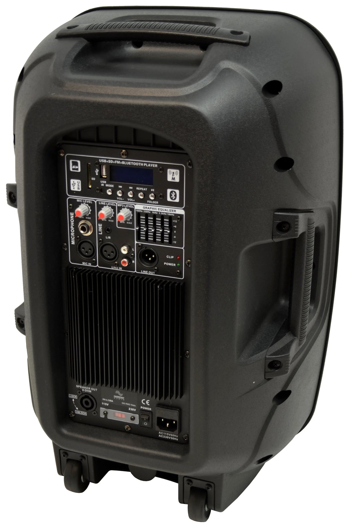 Pro DJ Bluetooth 12" 1000W Powered PA Speaker P106962