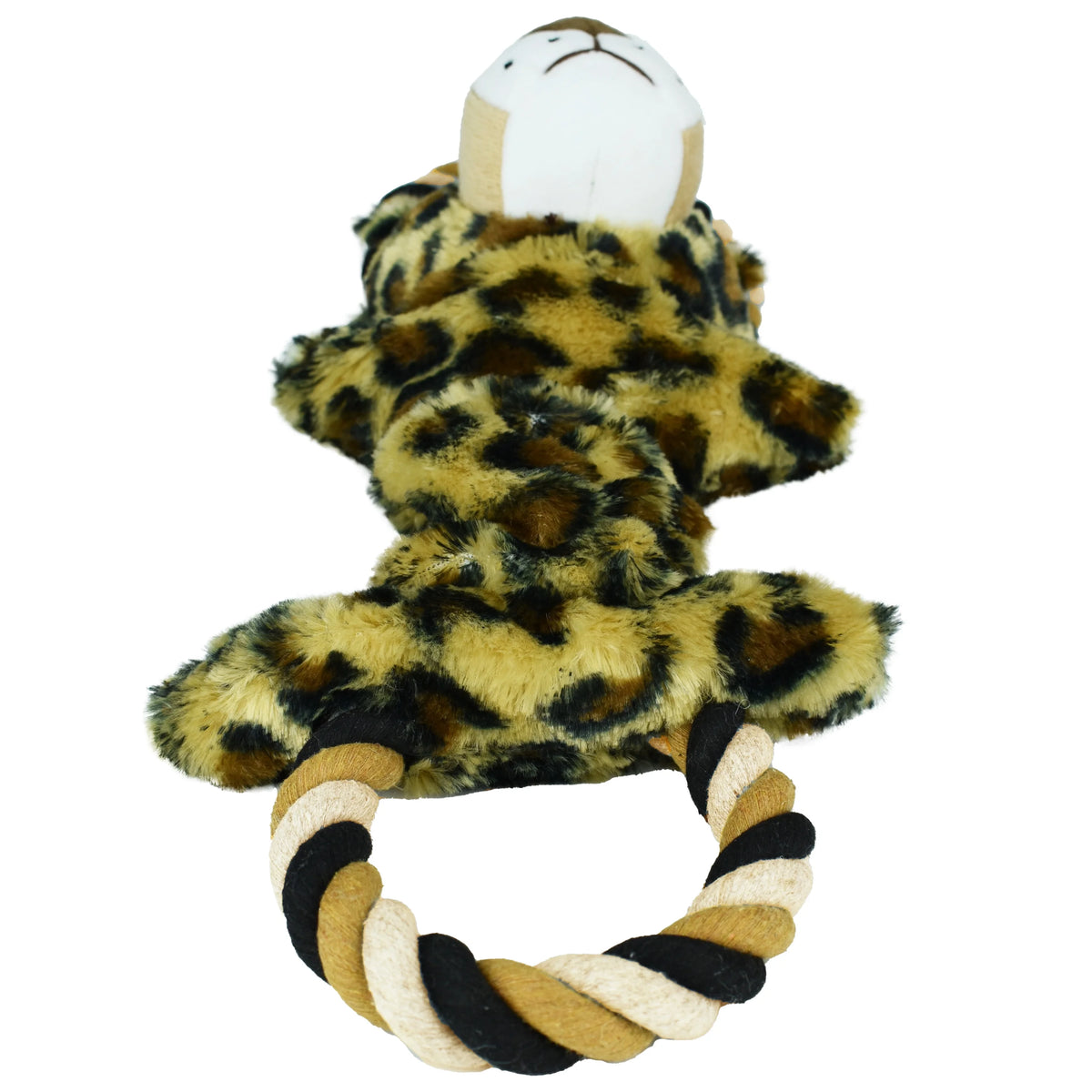 Leopard Dog Toy with Rope D392784