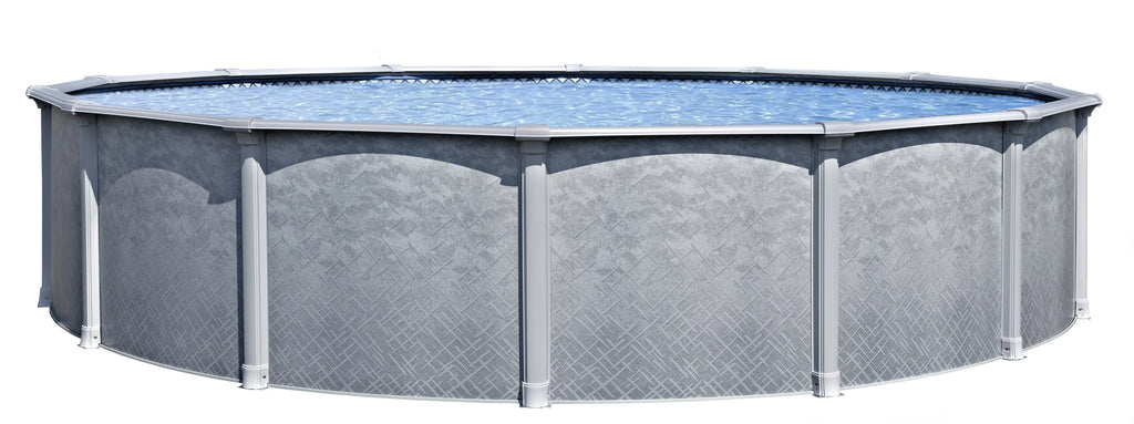 15' Round 54 Resin Protected Steel Wall Above Ground Swimming Pool Q966