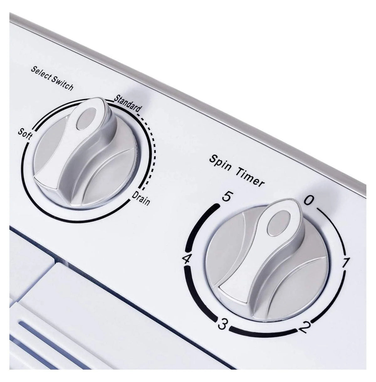 Compact Mini Washer Machine with 8 lbs Washing and 5 lbs Spin Dryer W6244