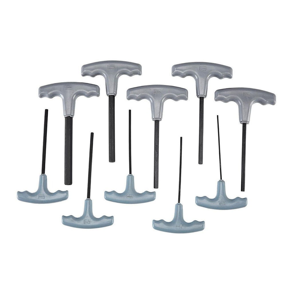 Metric T-Handle Hex Key Set, 10 Piece S325455