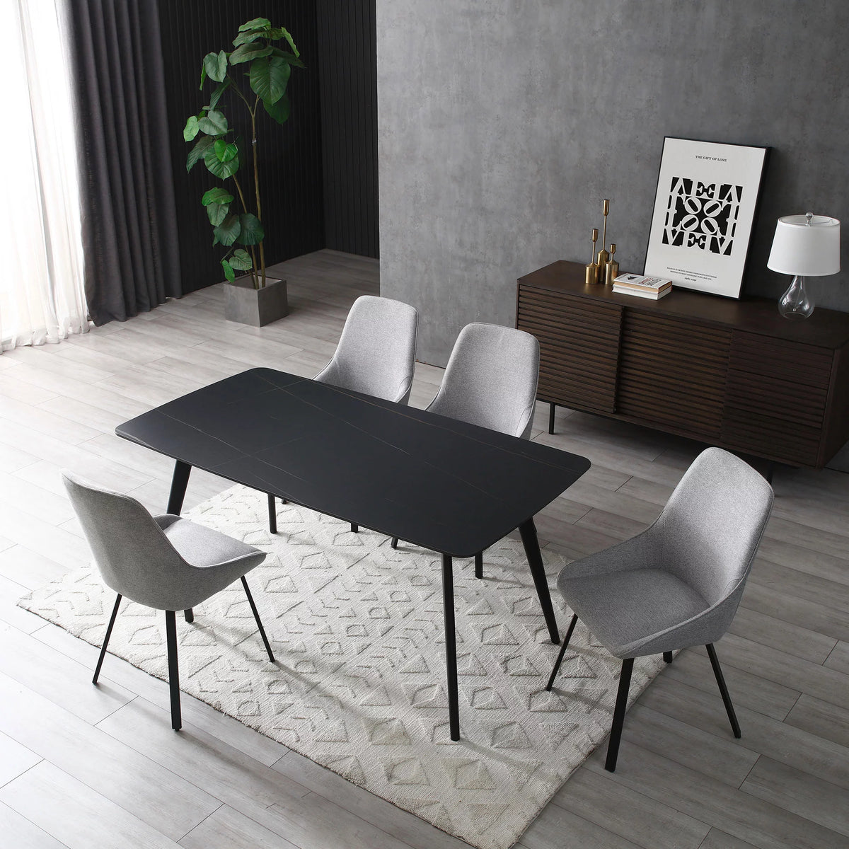 Sintered Stone Dining Table 62 inch V50656