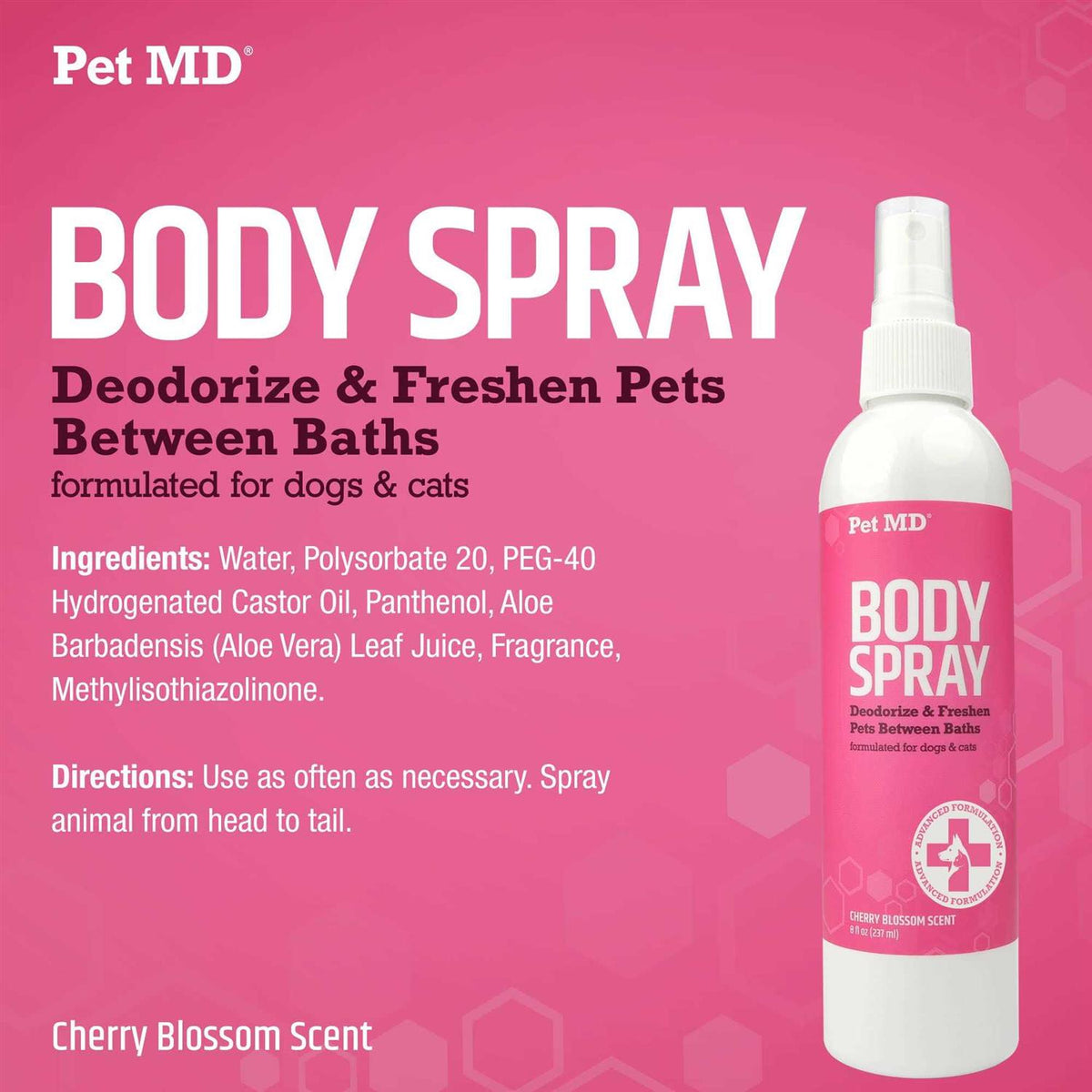 Deodorizing Cat & Dog Body Spray X22388