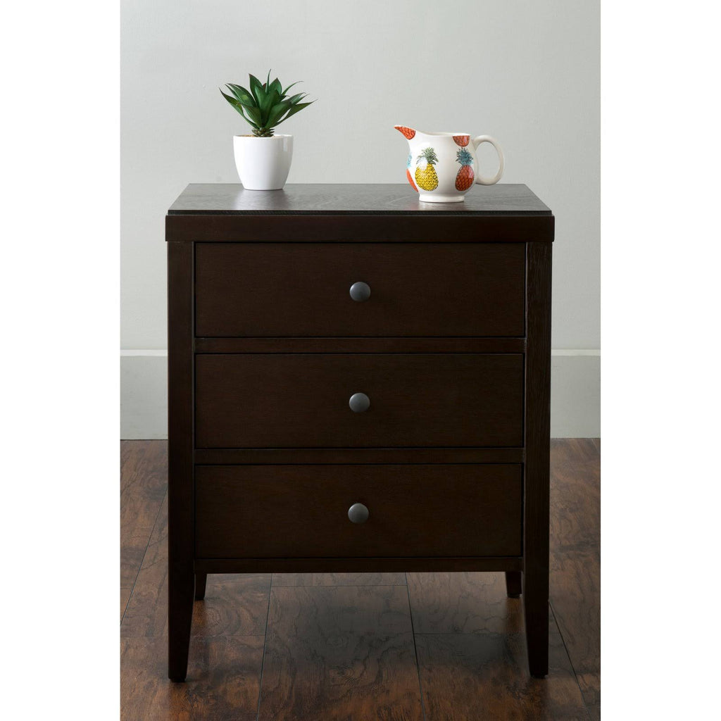 Acacia Wood Rectangle Accent Table Brown J39766