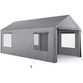 10x20ft Heavy Duty Portable Carport with Removable Sidewalls I31703