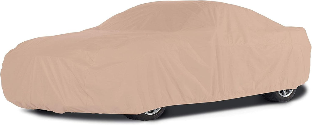 Khaki Weather Resistant Polyester Car Cover M67464