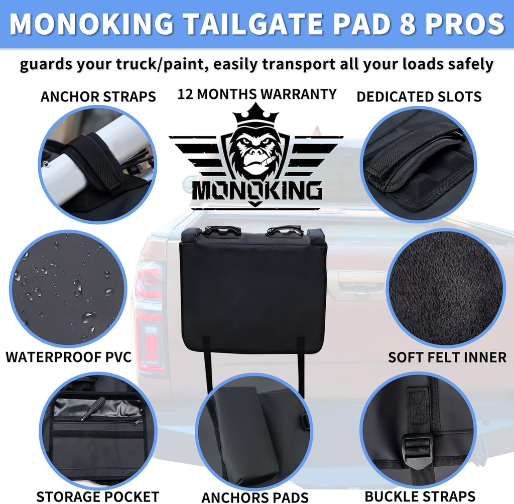 Tailgate Bike Pads with Soft Velcro Straps, 21", Pack of 2 Z7789