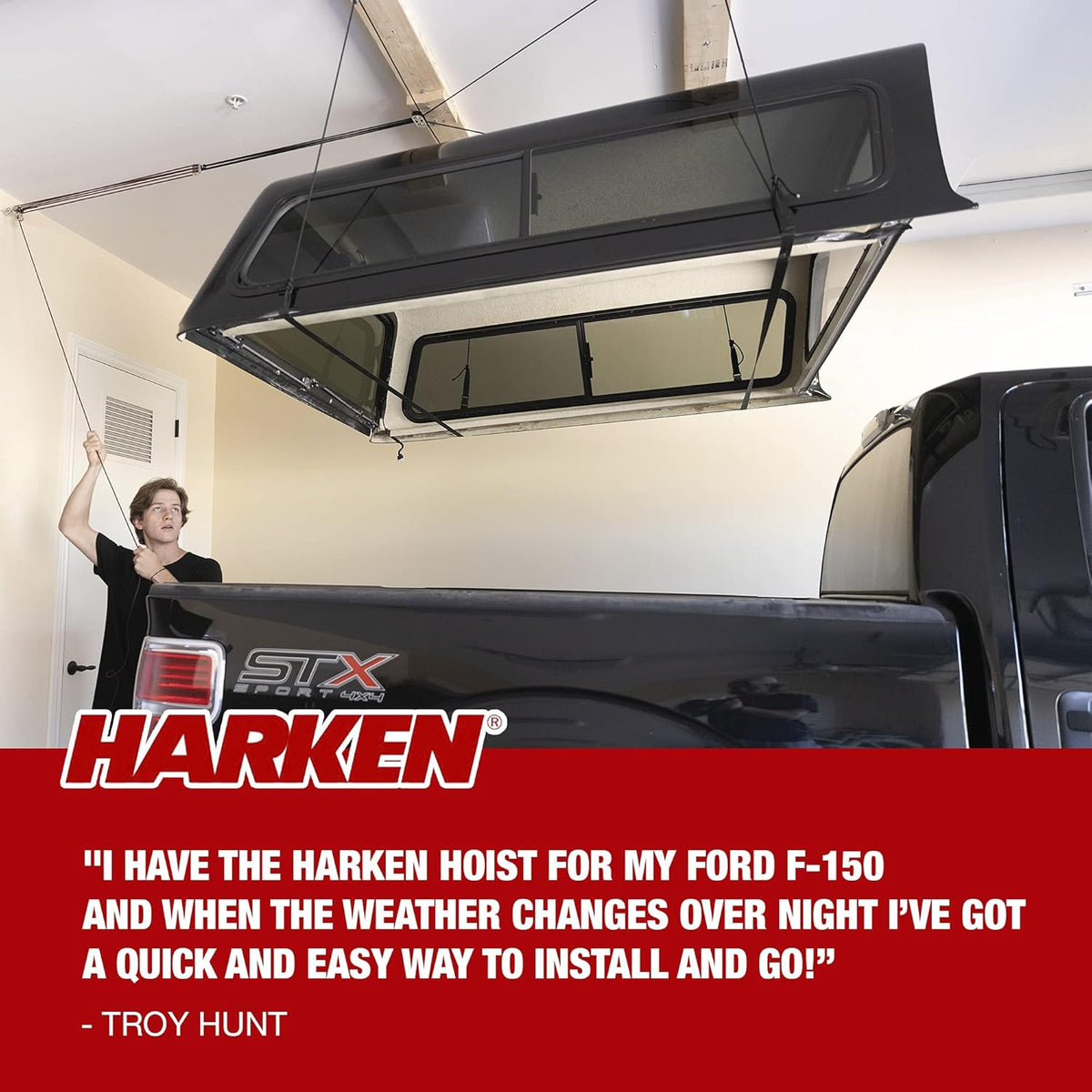 Truck Cap Overhead Garage Storage Hoist T85352
