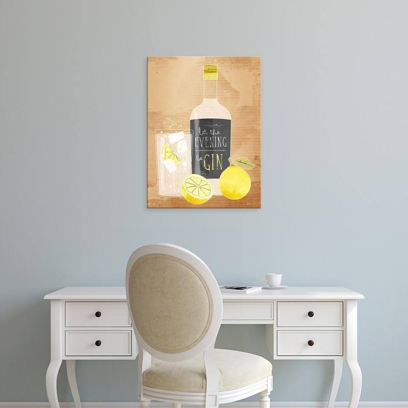 Green Lili Premium Canvas Art (32 x 24) N89292
