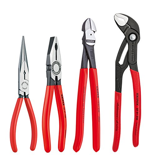 2 Piece Extra Long Needle Nose Pliers Set With Keeper Pouch Z5522
