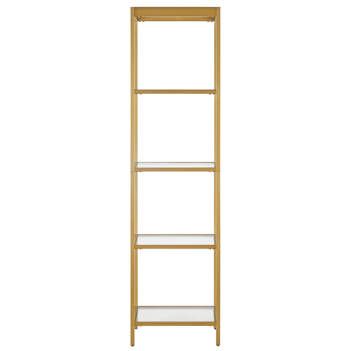 Brass Finish Bookcase G9137