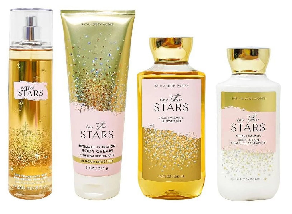 In the Stars Fragrance Mist, Body Cream, Shower Gel, Body Lotion Full Size Gift Set T2462