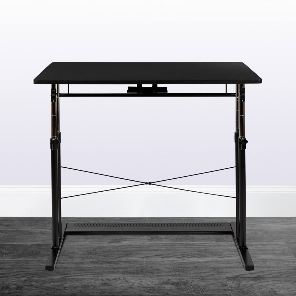 Black Rectangular Sit/Standing Desk H564533