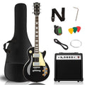 Electric Guitar Beginner Kit with 20W Amp, Solid Body, Mahogany Wood N1280
