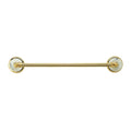 24x22 White Marble Towel Bar P192