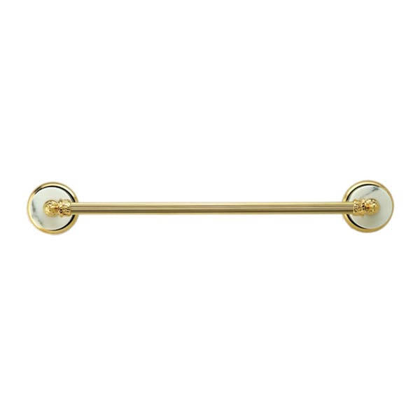 24x22 White Marble Towel Bar P192