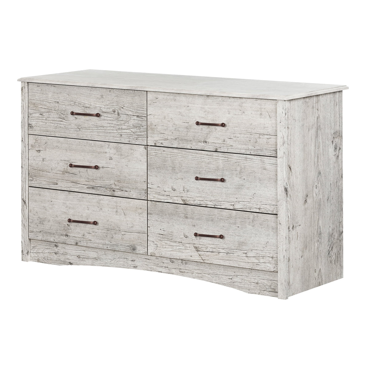 6 Drawer Double Dresser N658