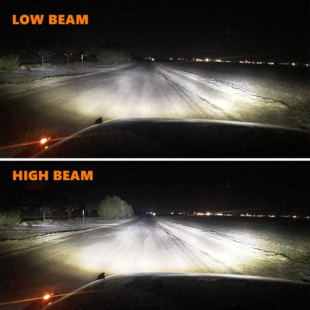 5x7 LED Headlight 87W Sealed Beam Halo Angel Eyes DRL, Pack of 2 C766882