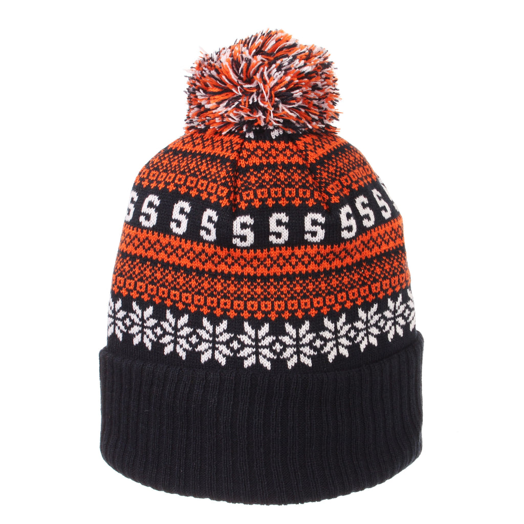 NCAA Carousel Cuffed Knit Beanie Sock Hat Zephyr P3010